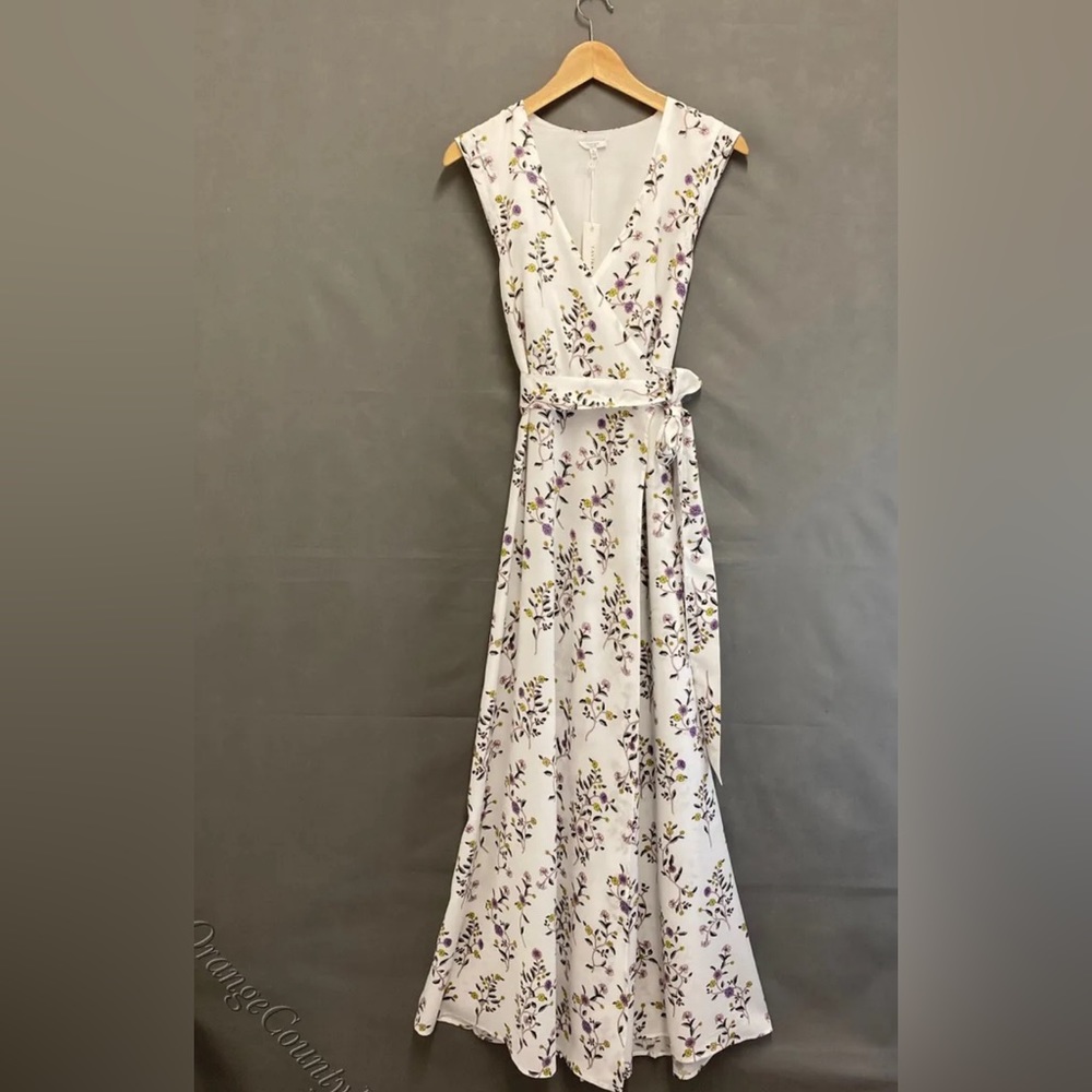 Women's Tavik ELLETTE MAXI Long Dress White Garden Floral Small